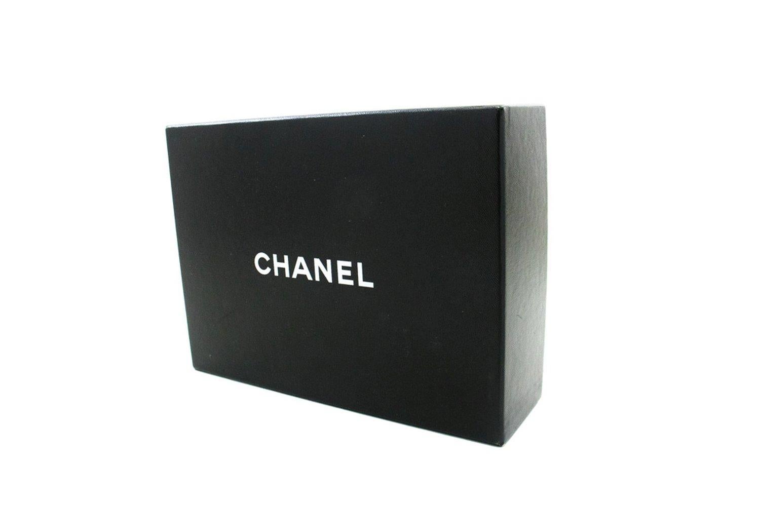 CHANEL Boy Black Caviar WOC Wallet On Chain Flap Shoulder Bag SV 16