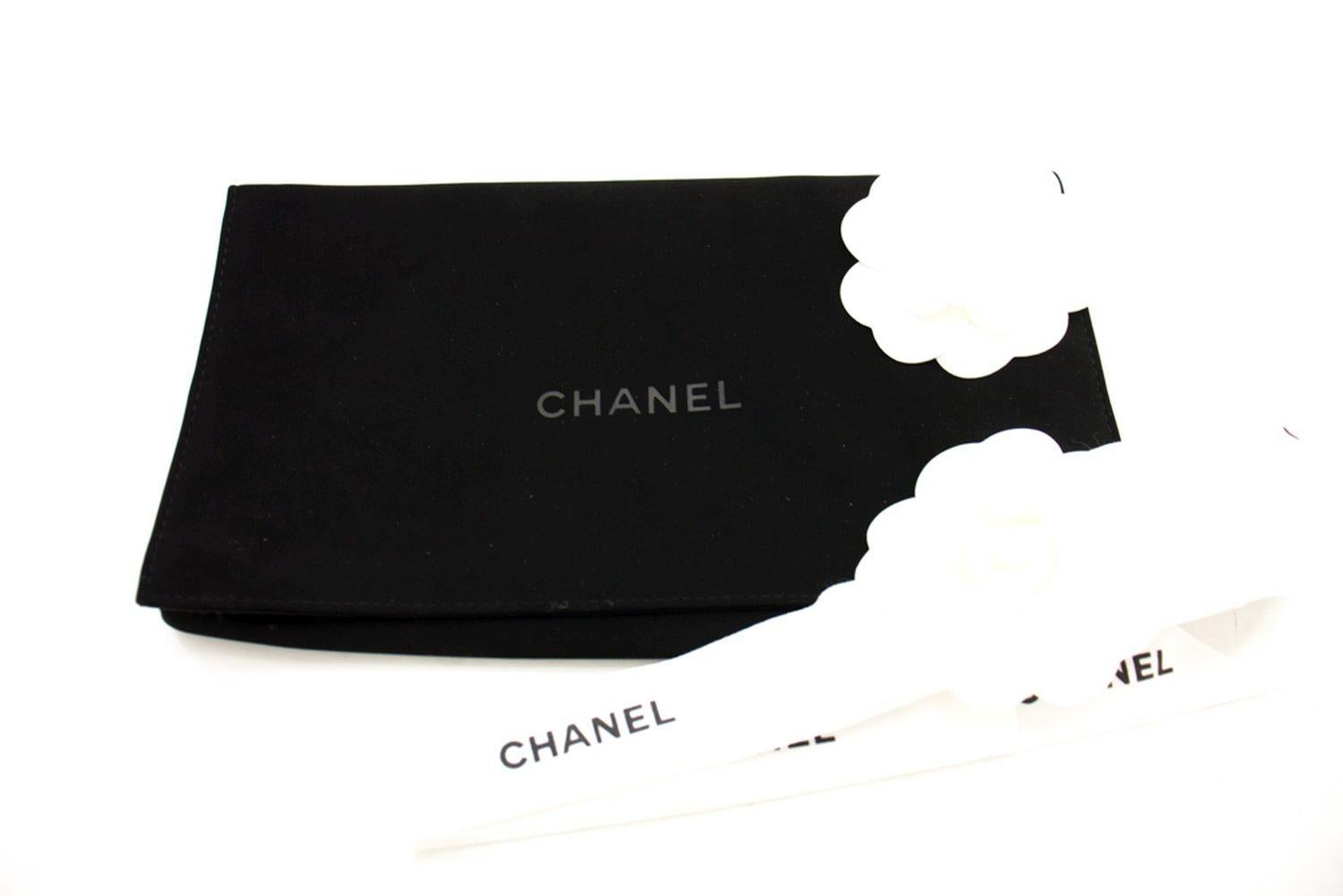 CHANEL Boy Black Caviar WOC Wallet On Chain Zipper Shoulder Bag 12