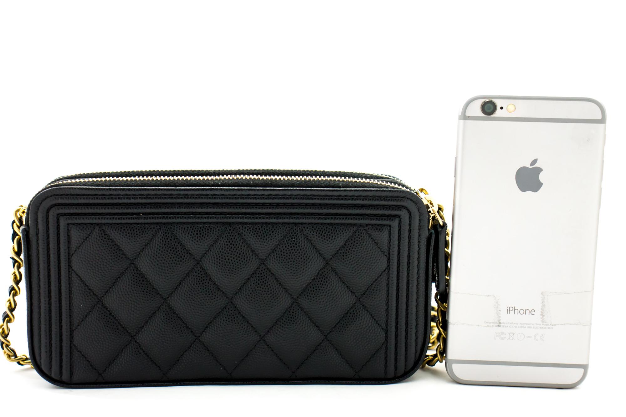 chanel boy wallet
