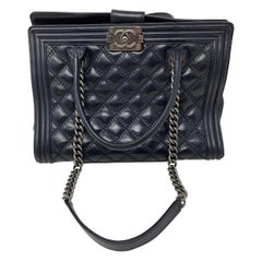Chanel Boy Black Tote