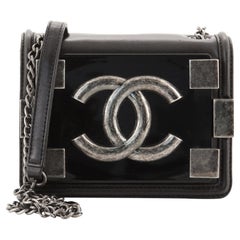 Chanel Boy Brick Flap Bag Lambskin and Plexiglass Mini