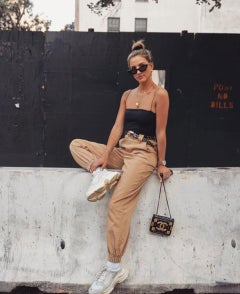 Chanel Boy Brick Mini Studded WOC Classic Logo CC Flap Bag