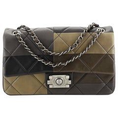 Chanel Boy Clasp Flap Bag Patchwork gestepptes Lammleder Medium