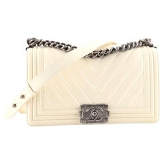 Chanel Boy Bag White - 13 For Sale on 1stDibs
