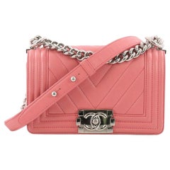 Pink Chanel Boy Bag - 32 For Sale on 1stDibs  chanel boy pink caviar, pink  chanel boy bag with gold hardware, pink boy bag chanel