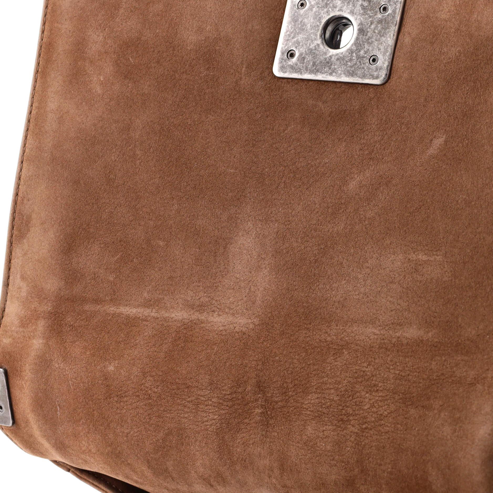 Chanel Boy Flap Bag Chevron Nubuck Old Medium 1