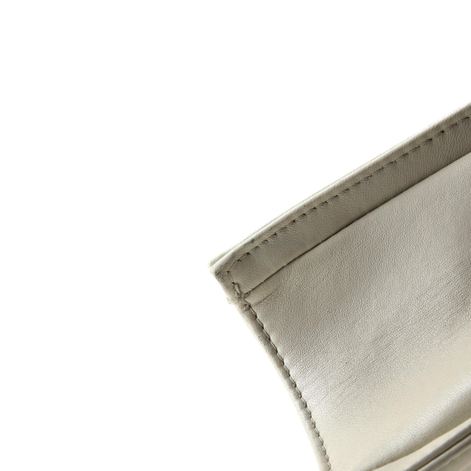 Chanel Boy Flap Bag Cube Embossed Lambskin New Medium For Sale 6