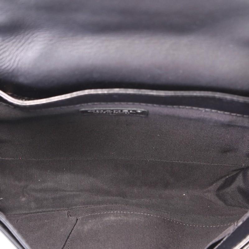 Chanel Boy Flap Bag Enchained Lambskin New Medium at 1stDibs