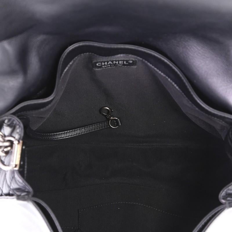 Chanel Boy Flap Bag Enchained Tweed XL 3