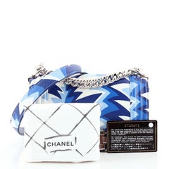 Chanel Boy Flap Bag Printed Calfskin Small