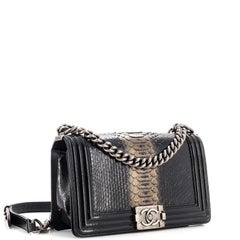 Chanel Boy Flap Bag Python Old Medium