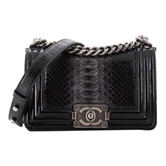Chanel Boy Flap Bag Python Small