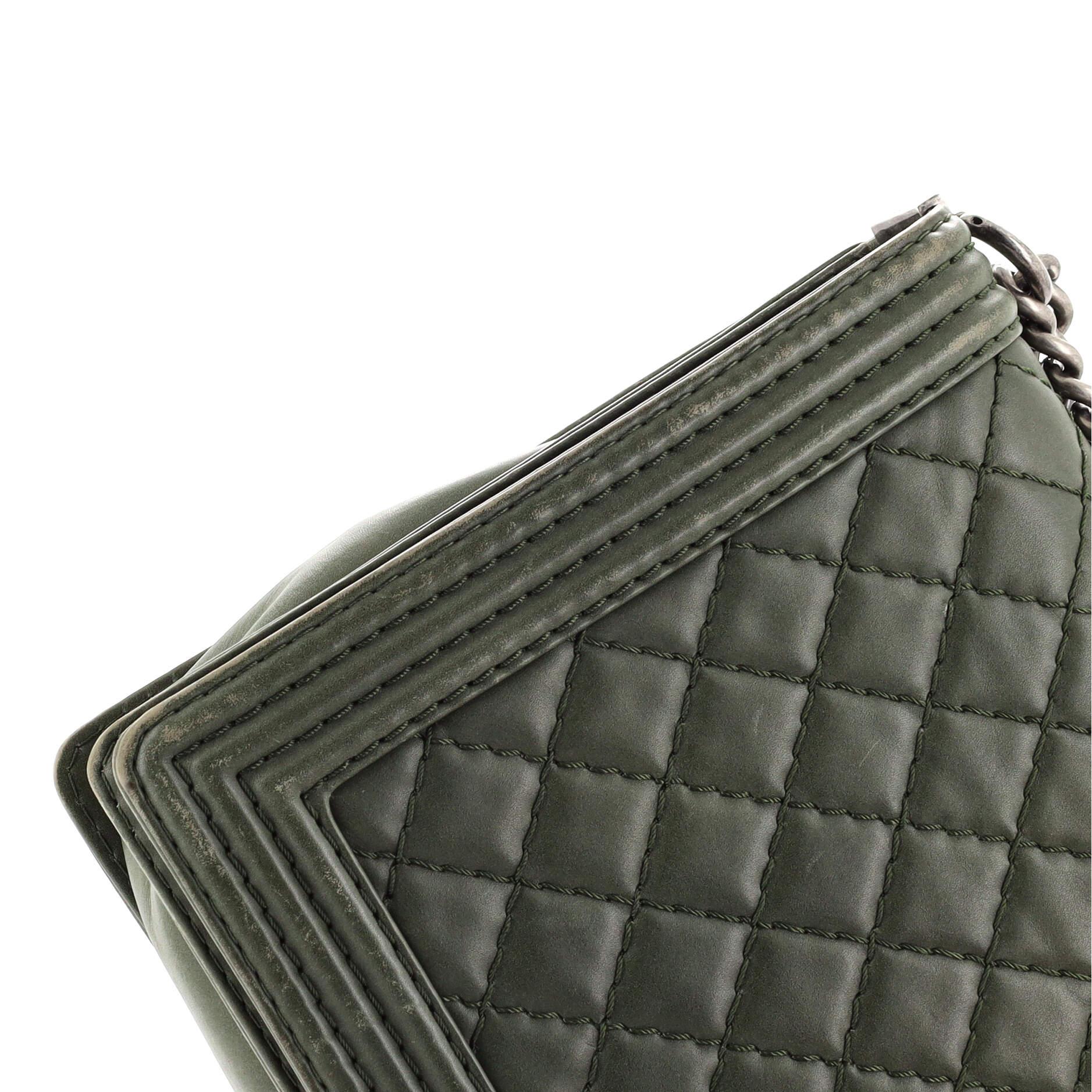 Chanel Boy Flap Bag Quilted Calfskin Large 2