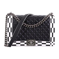 Chanel Boy Flap Bag Quilted Calfskin New Medium