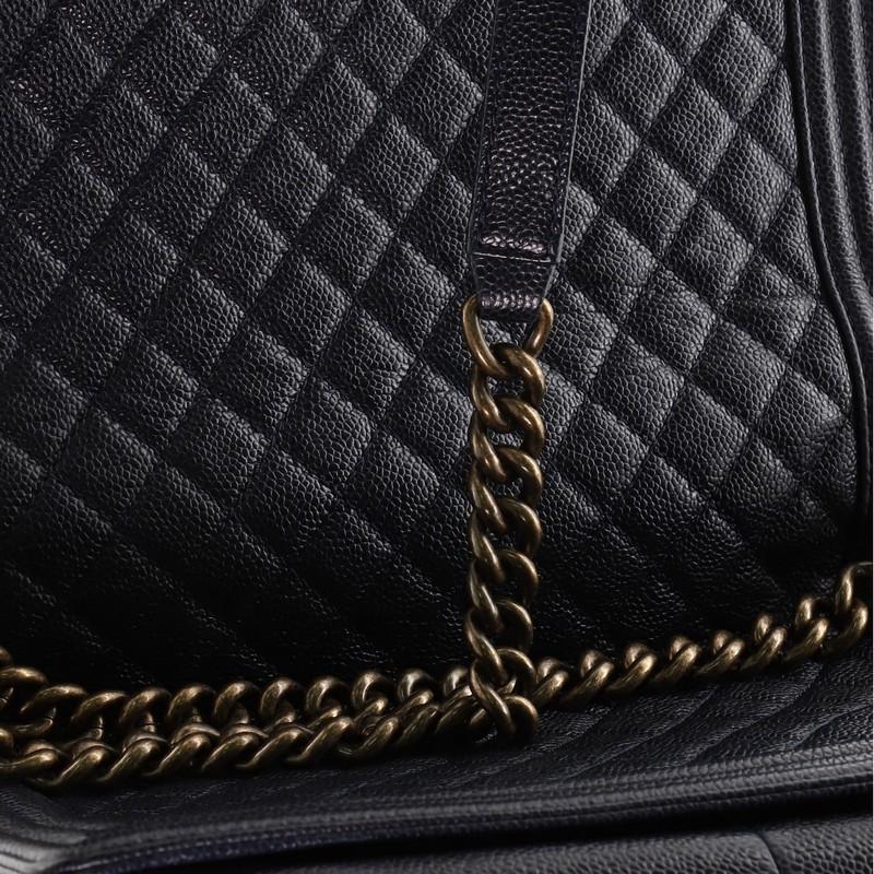 Chanel Boy Flap Bag Quilted Caviar New Medium 2