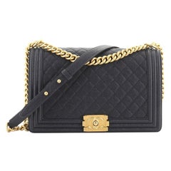 Chanel Boy Flap Bag Gesteppt Kaviar Neu Medium Chanel Boy Flap Bag Gesteppt Kaviar Neu Medium