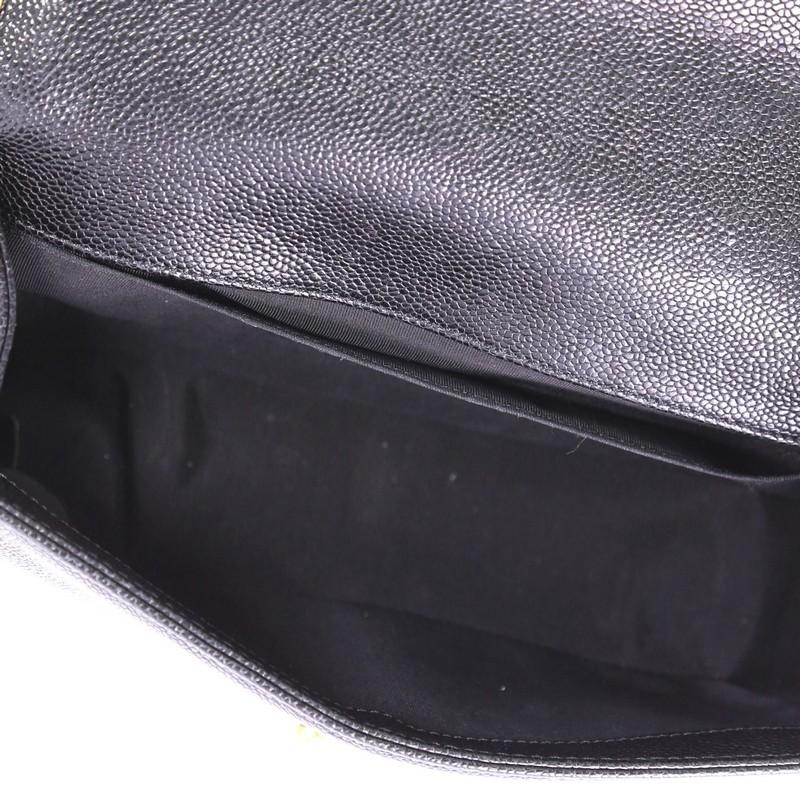 Black Chanel Boy Flap Bag Quilted Caviar Old Medium