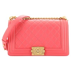 Boy velvet crossbody bag Chanel Pink in Velvet - 17554270