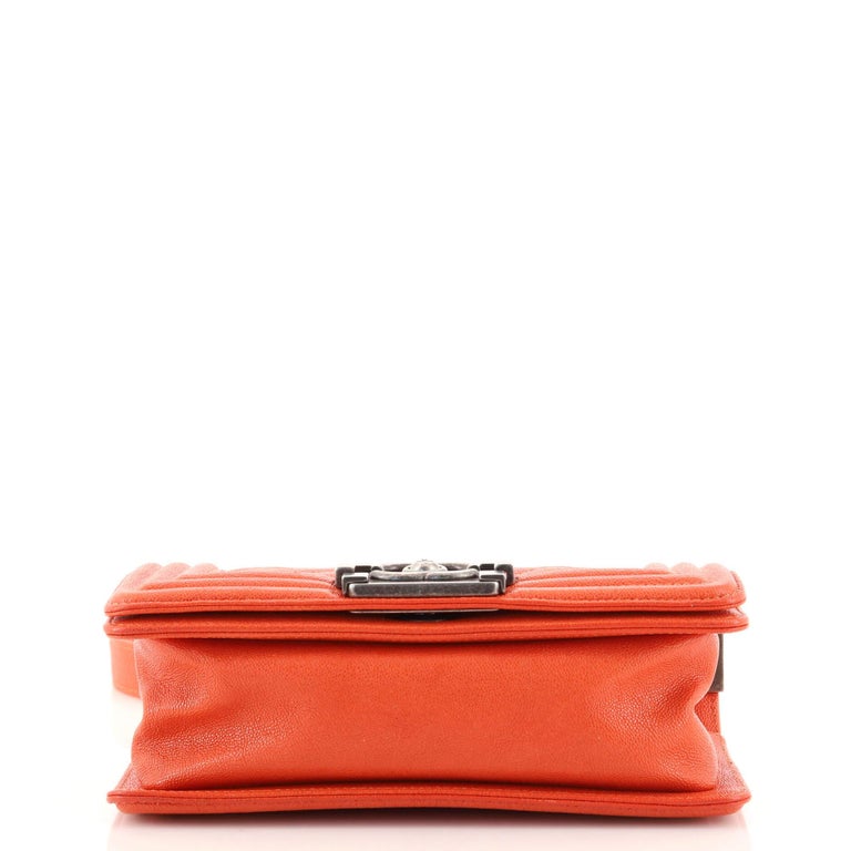 Chanel Boy Flap Bag Quilted Caviar Small For Sale at 1stDibs