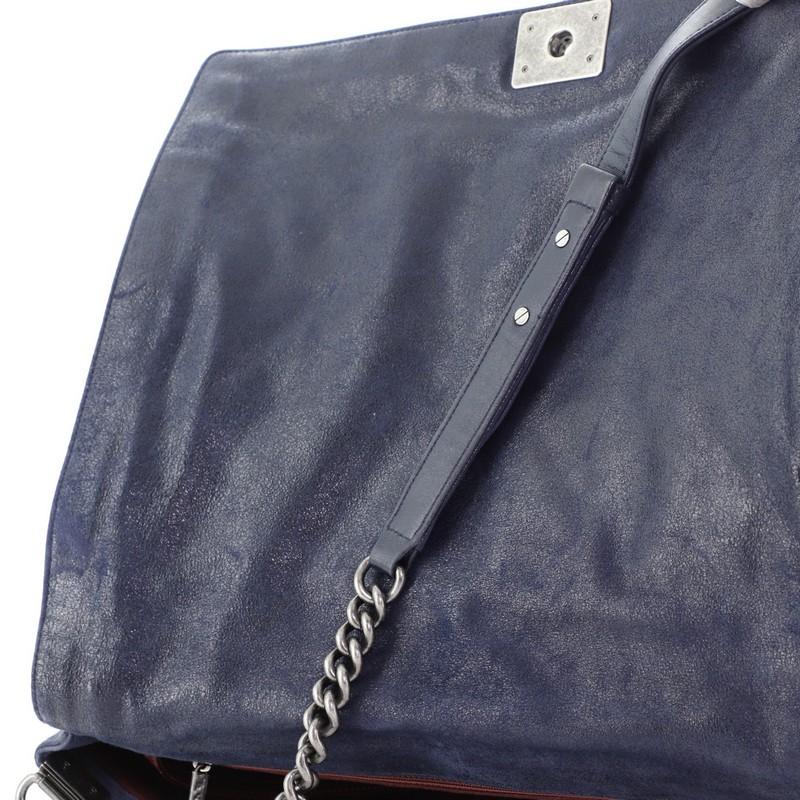 Chanel Boy Flap Bag Quilted Gentle Iridescent Calfskin XL 3