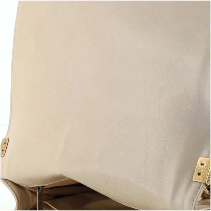 Chanel Boy Flap Bag Quilted Glazed Calfskin Large 2