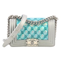Chanel Boy Flap Bag Quilted Holographic PVC Small