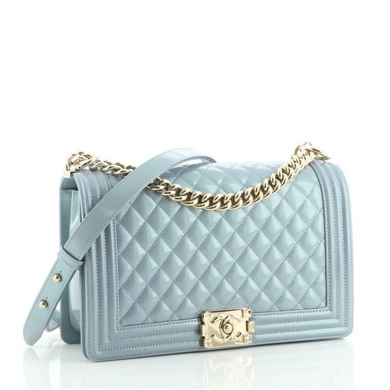 Chanel Limited Edition Bleu Iridescent Calfskin Degrade Classic