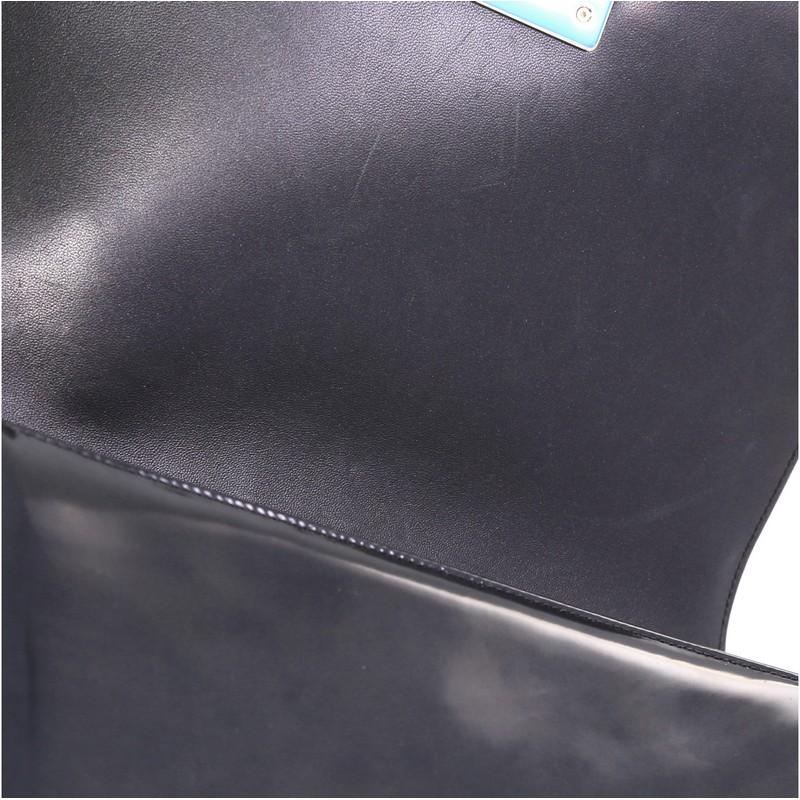 Chanel Boy Flap Bag Quilted Iridescent Glazed Calfskin New Medium 1