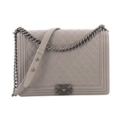 Chanel Boy Flap Bag Quilted Lambskin Large