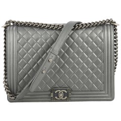 Chanel Boy Flap Bag Quilted Lambskin Large