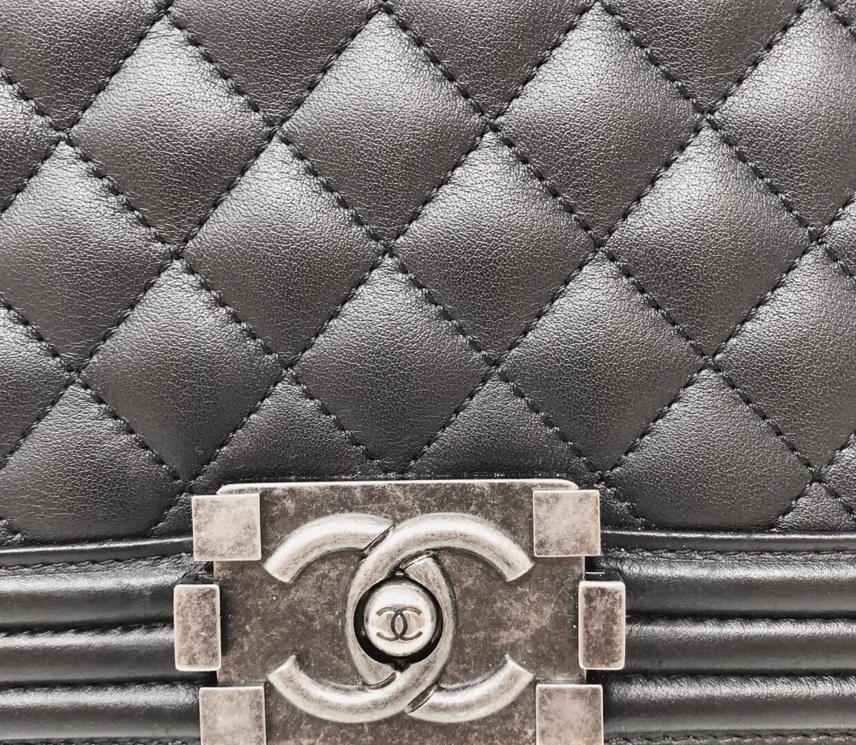 Chanel Boy Flap Bag Quilted Lambskin Medium, 2018 1