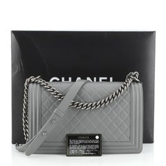 Chanel Boy Flap Bag Quilted Lambskin New Medium