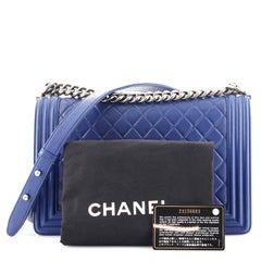 Chanel Boy Flap Bag Quilted Lambskin New Medium