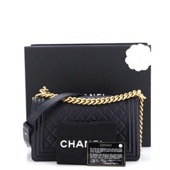 Chanel Boy Flap Bag Quilted Lambskin New Medium