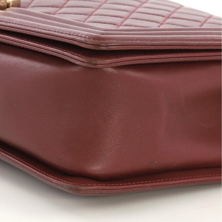 Chanel Boy Flap Bag Quilted Lambskin New Medium at 1stdibs