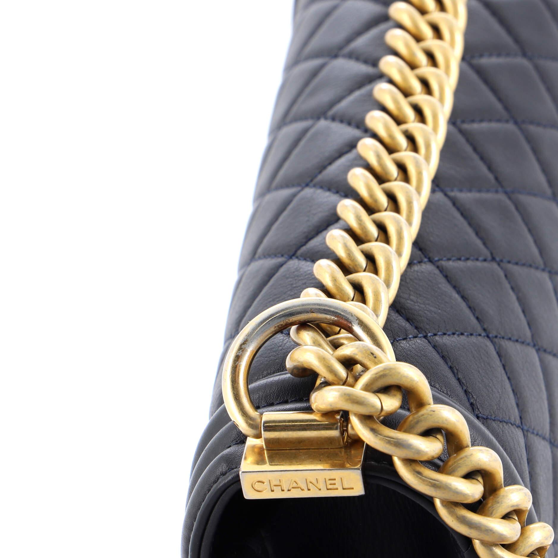 Chanel Boy Flap Bag Quilted Lambskin New Medium 4