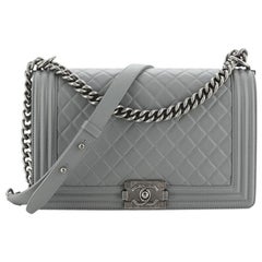 Chanel Boy Flap Bag Quilted Lambskin New Medium