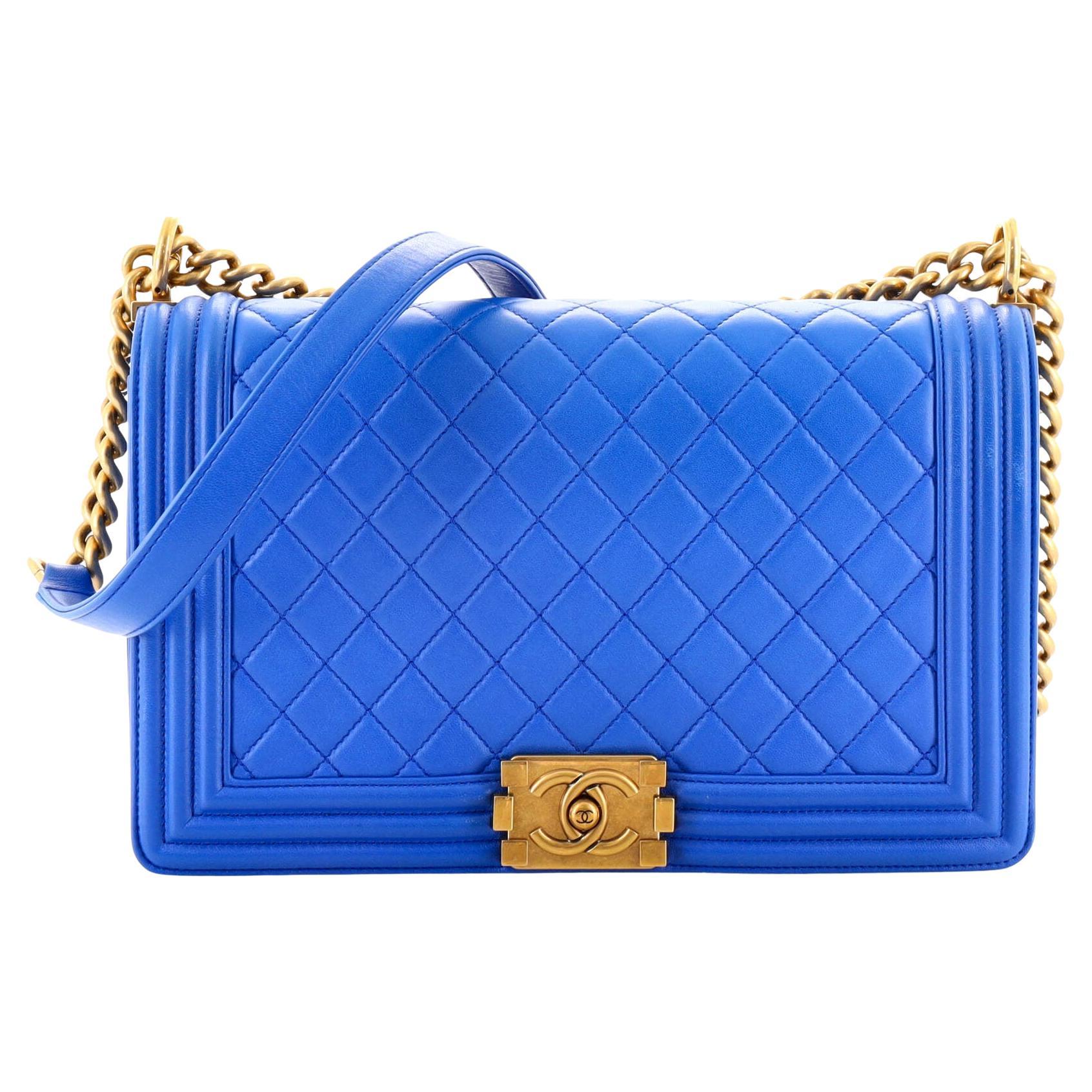 Chanel Boy Flap Bag Chevron Lambskin with Holographic PVC Old Medium at