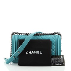 Chanel Boy Flap Bag Quilted Lambskin Old Medium
