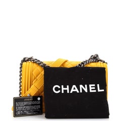 Chanel Boy Flap Bag Quilted Lambskin Old Medium