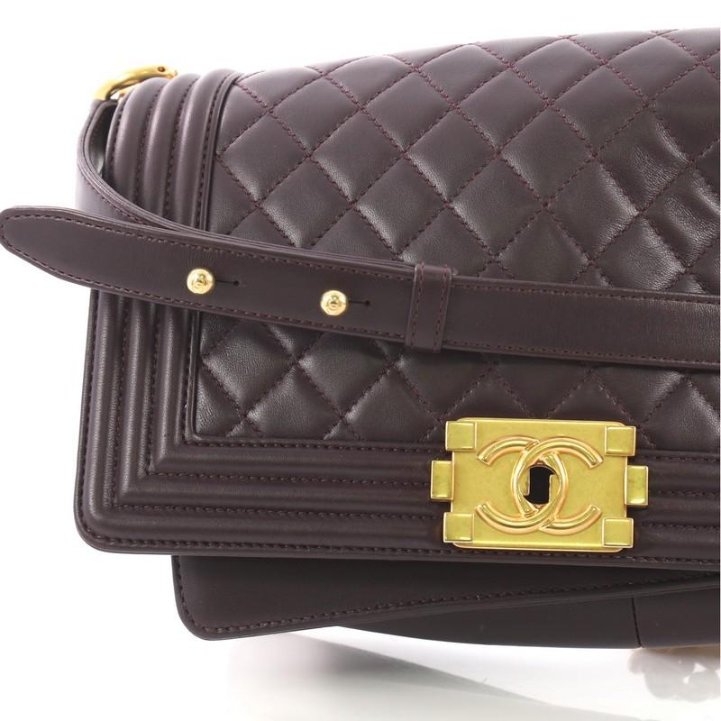 Chanel Boy Flap Bag Quilted Lambskin Old Medium 2