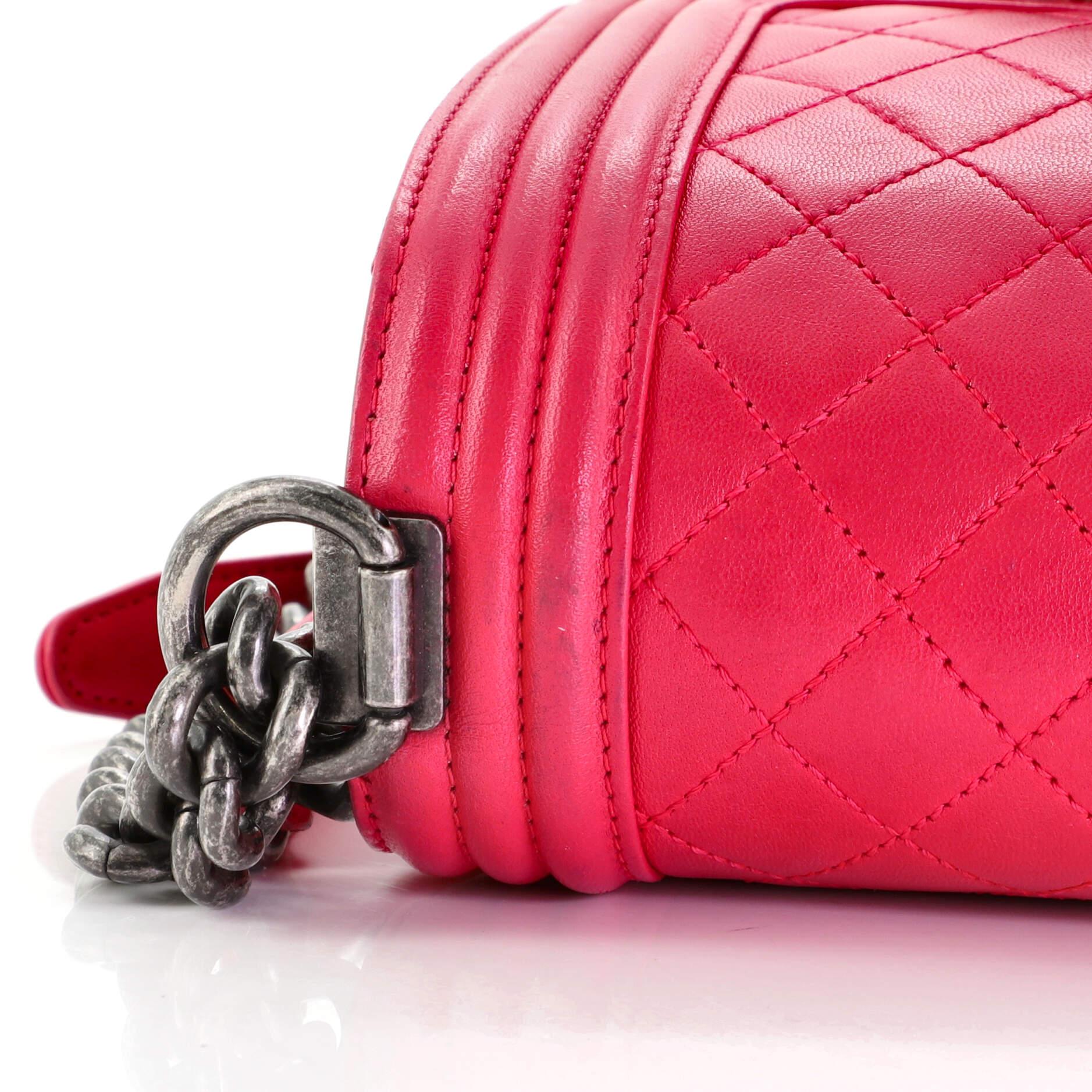 Chanel Boy Flap Bag Quilted Lambskin Old Medium at 1stDibs chanel boy