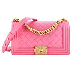 Chanel  Boy Flap Bag Quilted Lambskin Old Medium