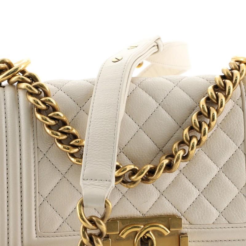 Women's or Men's Chanel Boy Flap Bag Quilted Lambskin Small