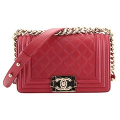 Chanel Boy Flap Bag Quilted Lambskin Small