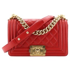 Chanel Boy Flap Bag Quilted Lambskin Small