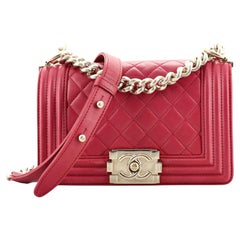 Chanel Boy Flap Bag Quilted Lambskin Small