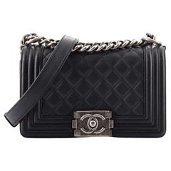 Chanel Boy Flap Bag Quilted Lambskin Small