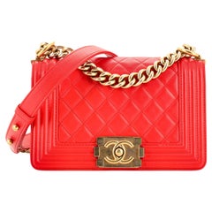Chanel Boy Flap Bag Quilted Lambskin Small