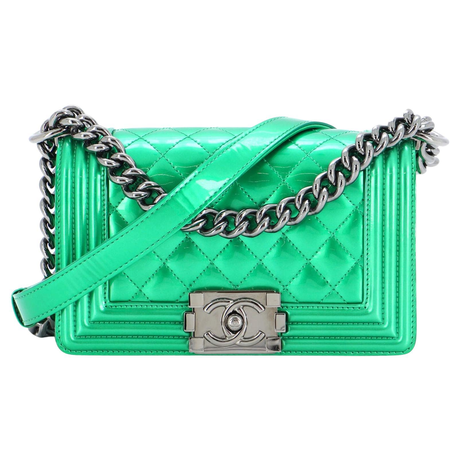 light green chanel bag